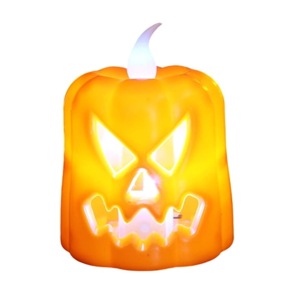 FeiFu Hallow-een Pumpkin Lantern LED Candles Hallow-een Scene Decoration Props Lighted Electronic Pumpkin Lanterns Suitable for Hallow-een Scene Decor