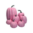thumbnail image 1 of FeiFu Halloween Thanksgiving Decorative Figurine Realistic Glowing Pumpkin Artificial Pumpkin Ornament for Halloween Thanksgiving Tabletop Porch Decor（7pcs）, 1 of 2