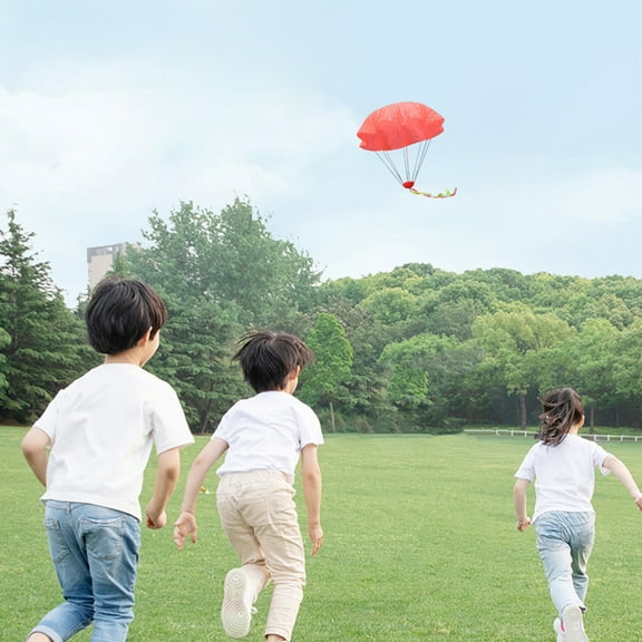 FeiFu Hand Toss Parachute Toy Outdoor Flying Toy for Adults Lightweight Easy to Launch Durable-free for Park Backyard Beach Outdoor Leisure Activities