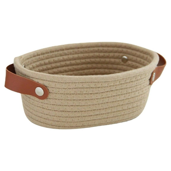 FeiFu Handmade Rope Storage Basket Entryway Organizer Basket Home Storage Box Rope Stylish Holds Sundries Ideal for Entryway Living Room​