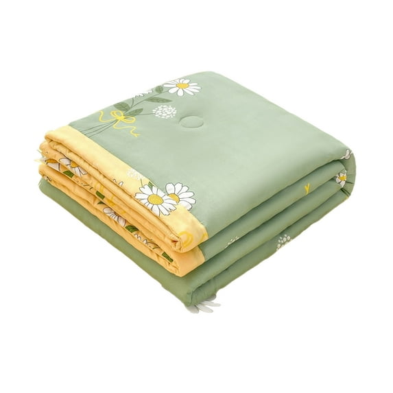 FeiFu Ice Silk Cooling Blanket Double Sided Thin Summer Blanket Soft Lightweight Cold Blanket Breathable for Warm Nights Air Conditioning