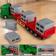 thumbnail image 1 of FeiFu Large Transport Toy Simulation Trailer Model Cargo Truck Toy Vegetable Fruit Beverage Transport Vehicle Durable Plastic Design Realistic Details Educational Play Toy, 1 of 7