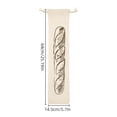 thumbnail image 1 of FeiFu Linen Bag Reusable French Bread Storage Bag Drawstring Closure Bread Bag for Baking and Kitchen Organization, 1 of 2