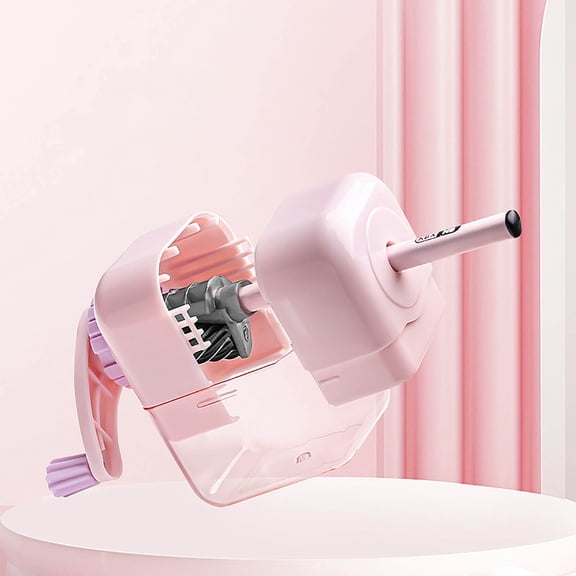 FeiFu Manual Pencil Sharpener, Auto-in Hand Crank Pencil Sharpener with Adjustable Point for Pencils and Colored Pencils, Pencil Sharpener for Students, Classroom, Home and Office D