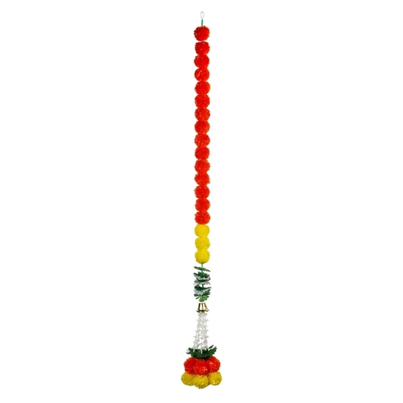 FeiFu Marigold Flower Strings Day of the Dead Flower Strings Marigold Design Easy Hanging Suitable for Party Decor Enhances Traditional Holiday Vibe
