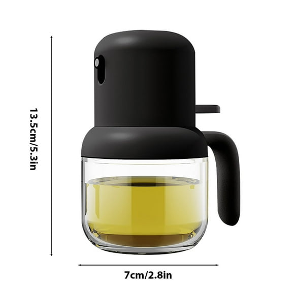 FeiFu Mist Oil Dispenser Bottle Borosilicate Glass with Pressurized Spray for Fryer & Baking Oil Sprayer for Cooking Glass Oil Spray Bottle