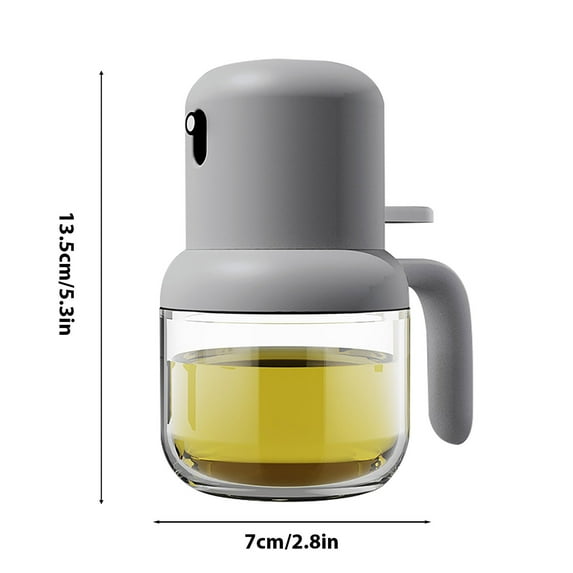FeiFu Mist Oil Dispenser Bottle Borosilicate Glass with Pressurized Spray for Fryer & Baking Oil Sprayer for Cooking Glass Oil Spray Bottle
