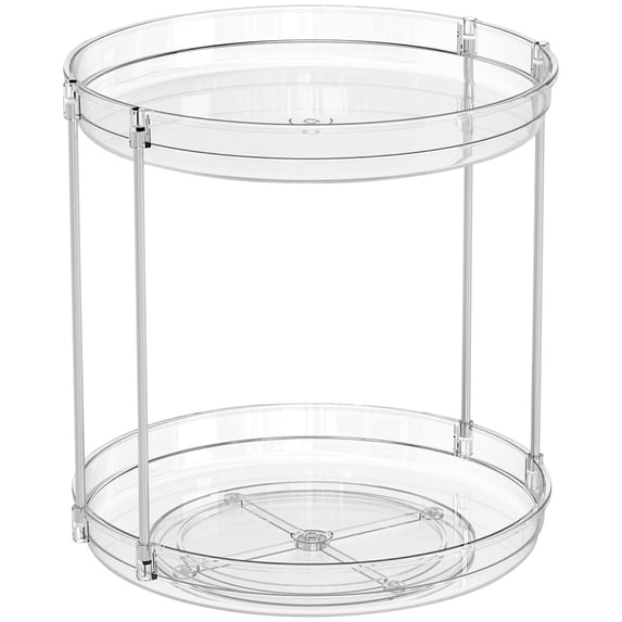 FeiFu Multi Function Rotating Spice Rack Rotating Tray Versatile Kitchen Organizer Turntable Display Stand for Storing Spices Condiments and Kitchen Supplies in Home Kitchens and Pantries