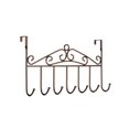 thumbnail image 1 of Lomaiwei No-Punch Over-The-Door Hook Rack,7 Hooks Space-Saving Organizer for Bathroom, Entryway, Bedroom Hanging Coats, Towels Coffee, 1 of 5