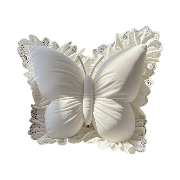 FeiFu Pillow Butterflies Shaped Pillow Bedroom Sofa Decorative Cute Cushion Butterflies Design for Decoration or Support
