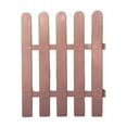 thumbnail image 1 of FeiFu Plastic Garden Fence Panels Outdoor Yard Fence for Patio Garden Flower Bed Vegetable Decorative Fencing Easy Installation Garden Accessories Grass Edging Pet Barrier Brown 40x50cm, 1 of 5