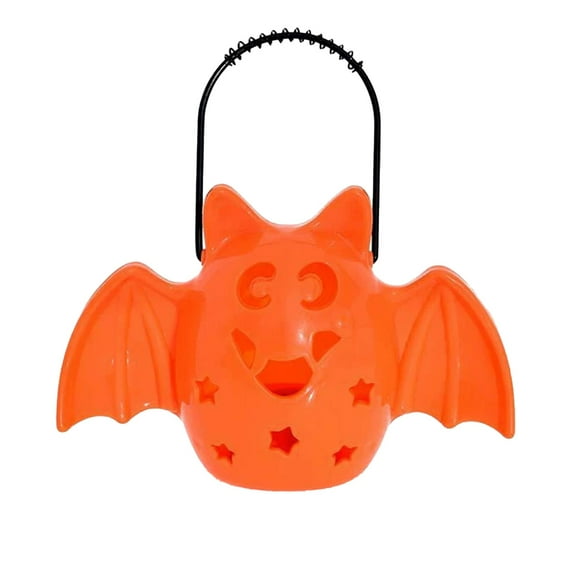 FeiFu Pumpkin Lantern Electronic Candle Light Halloween Decoration Prop Funny Party Supplies Ornament Ambient Night Light Spooky Festive Decor Halloween Lights