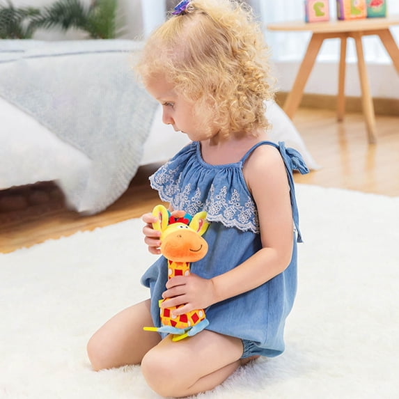 FeiFu Rattle Toy Safe to Chew Comforting Toy Soft Fabric Soothes During Playtime Early Educational Toys Gifts Set