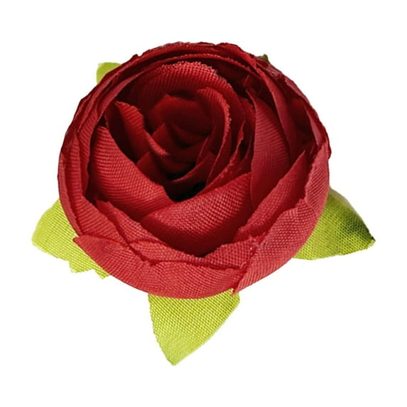 FeiFu Realistic Silk Flower Head Supplies Faux Blossomes Components Handmade Decor Floral Design Embellishment Simulation Flower Decoration