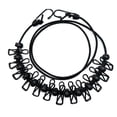 thumbnail image 1 of FeiFu Retractable Travel Clothesline with 12 Clips,Windproof Portable Drying Rack for Hotel, Camping, Compact Space Saving, Outdoor Camping Use Black, 1 of 5