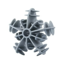 FeiFu Reusable Laundry Hair Catcher 6-Pack,Washing Machine Lint Traps Dryer Balls,Pet Hair Removal Tool for Mixed Loads Gray