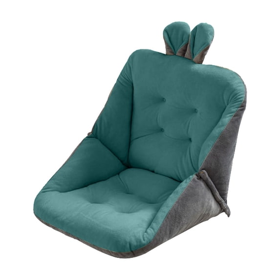 FeiFu Seat Cushion with Backrest Integrated Design Comfortable Supportive Ideal for Home and Office Use(17.7x17.7 Inches)