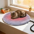 thumbnail image 1 of FeiFu Smart Constant Temperature Pet Heating Pad with Removable Cover Waterproof Shock Pet Heated Mat for Cats Dogs Winter Warming(Artificial Bunny Fur), 1 of 6