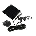 thumbnail image 1 of Lomaiwei Solar-Powered Water Pump Kit Submersible Brushless Pump for Garden Pond Fountains Circulation Solar Panel Included (No Backup Battery) One Size, 1 of 5