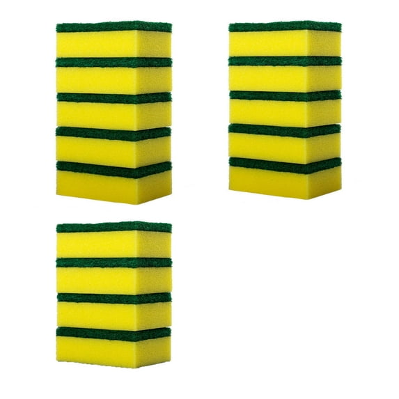 FeiFu Sponges Kitchen, Non-Scratch Scrub Sponge, Sponges for Non-Stick Cookware, Cellulose Sponge for Dishes, Cleans Fast Without Scratching, Cleaning Power for Kitchen, Bathroom, Household