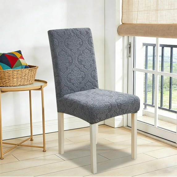 FeiFu Stretch Dining Chair Cover Removable Washable Non-Dirty Chair Slipcover Elastic Fitted Chair Protector for Kitchen Restaurant Home Hotel Banquet Hall Use