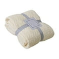 thumbnail image 1 of FeiFu Summertime Blankets Soft Fuzzy Multifunctional Cover Layer Nap Throw Flannel Cozy Bed Machine Washable Lightweight Fabric Home Textile, 1 of 5