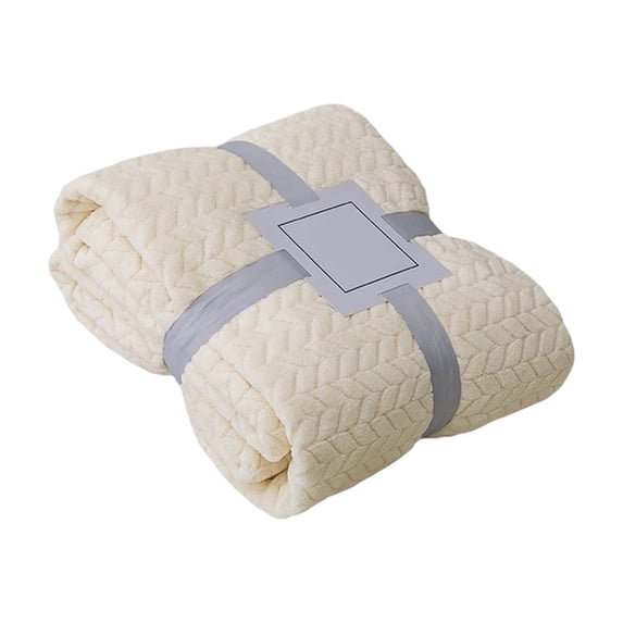 FeiFu Summertime Blankets Soft Fuzzy Multifunctional Cover Layer Nap Throw Flannel Cozy Bed Machine Washable Lightweight Fabric Home Textile