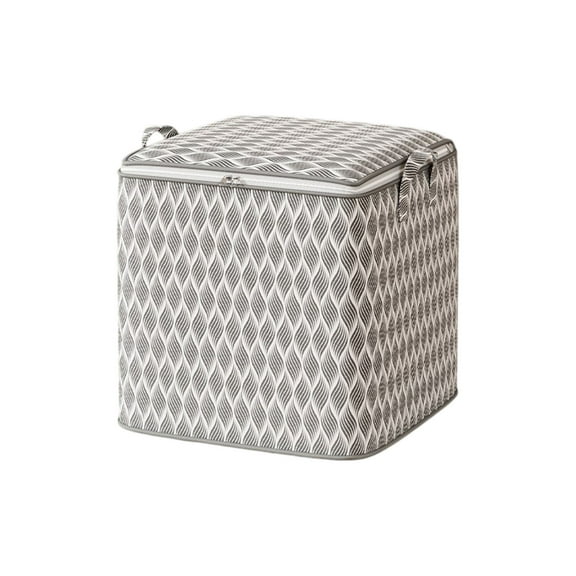 FeiFu Thickened Waterproof Quilt Organizer Totess,Storage Bags for Basement, Attic Long-Term Preservation, Clothes Organizers and Storage Gray