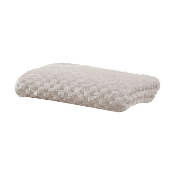 FeiFu Throw Blanket for Couch Warm Knit Blanket Breathable LightweightLightweight Fleece Checkered Blanket for Sofa Couch Bed Travel(66.93×35.43in)