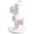 thumbnail image 1 of FeiFu Toothbrush Holders with Sliding Lid, Rotating 4 Slots Bathroom Organizer Countertop, Toothpaste Holders Bathroom Counter Stand Sink Organizer Caddy, 1 of 5