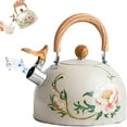 thumbnail image 1 of FeiFu Whistling Tea Kettle Traditional Design Stainless Steel Teakettle Loud Whistle Sound Boiling Water Pot for Home Kitchen Tea Brewing, 1 of 7