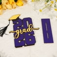 thumbnail image 1 of FeiFu Wooden GRAD Letters Tabletop Sign Graduation Decorations Class of tassel hold gift Graduation Centerpieces for Tables Congrats Grad Party Supplies 8.8×3.9in, 1 of 6