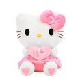 FeiKong Sanrios Anime Kawaii Hello Kitty Plush Toy Pink Bowknot Dress