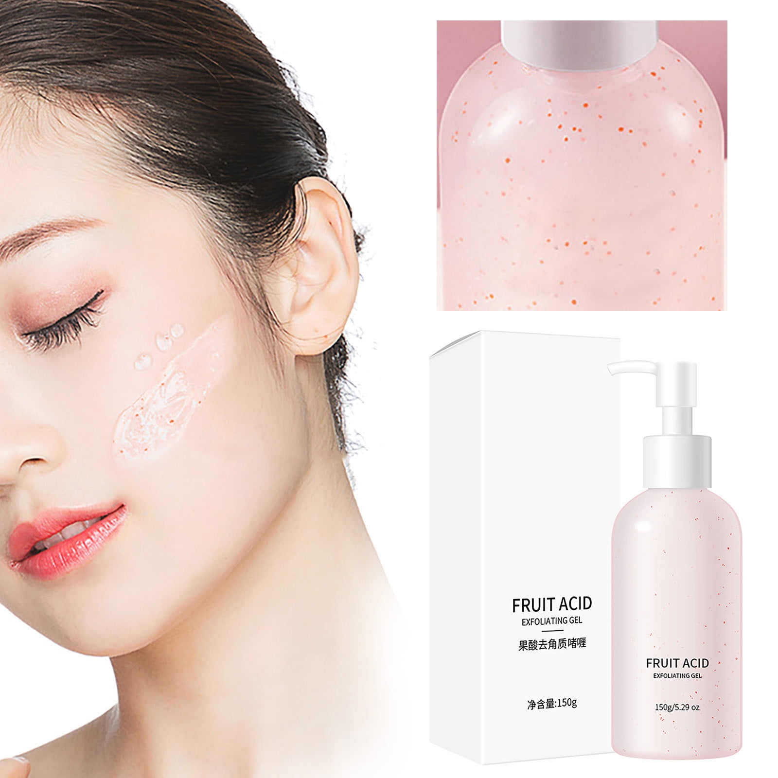 Feiboyy Deep Cleansing Body Scrub With Glycolic Exfoliating Gel Fresh