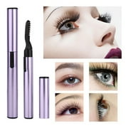 Feiboyy Portable Electric Heated Eyelash Curler Pen Battery Operated Mini Eyelash Curler Quick Heating