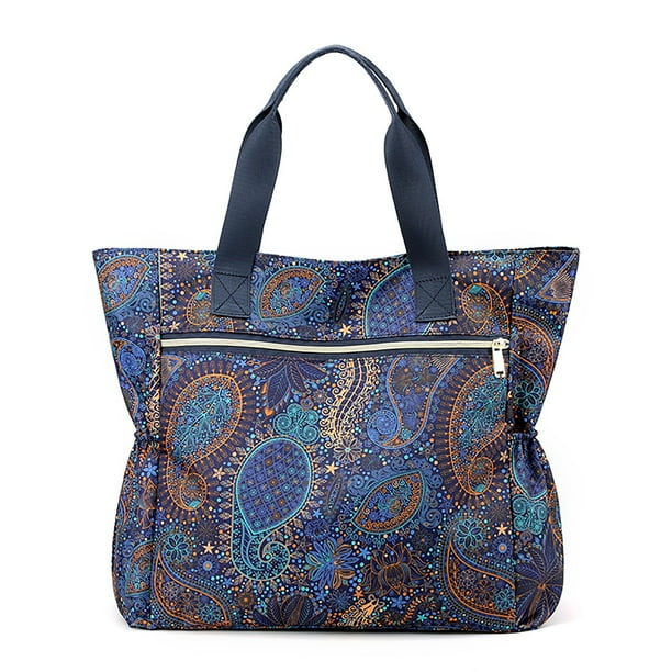 Feiboyy Tote Bag for Women Large Lightweight Nylon Shoulder Handbags and Travel Work Purse Women s Size One size Grey