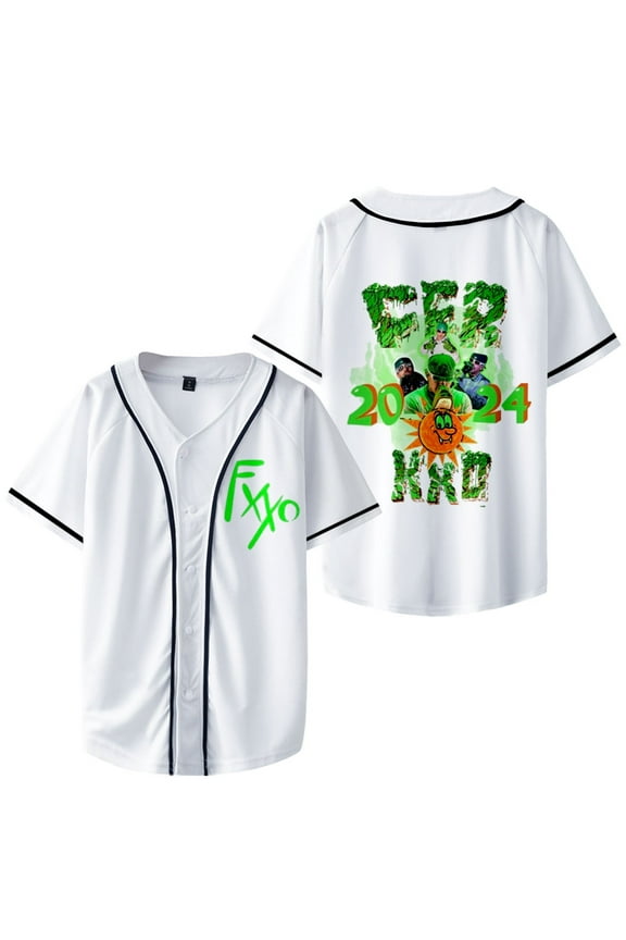 Feid Ferxxo Baseball Jacket calipsis concert 2024 tour Merch chamarra Unisex Casual Manga Cortaclothing