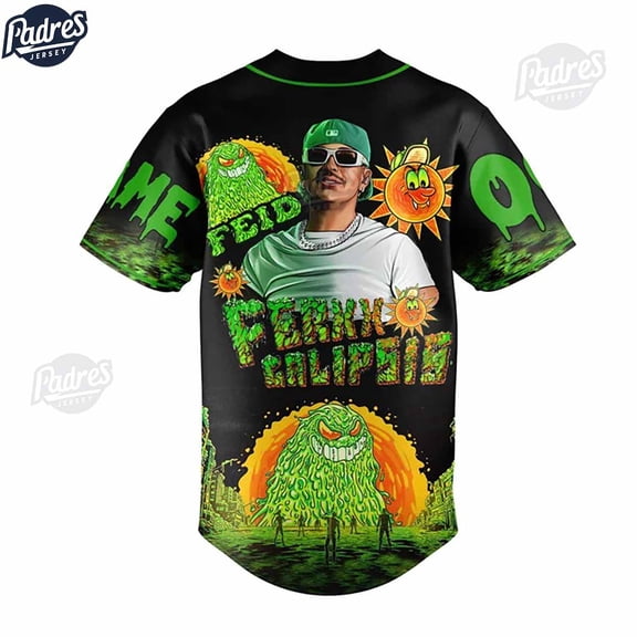 Feid Ferxxo Calipsis Tour 2024 Custom Baseball Jersey