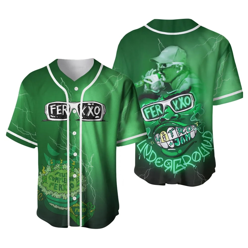 Feid Ferxxo Merch Ferxxocalipsis Tour Baseball Jersey Short Sleeve