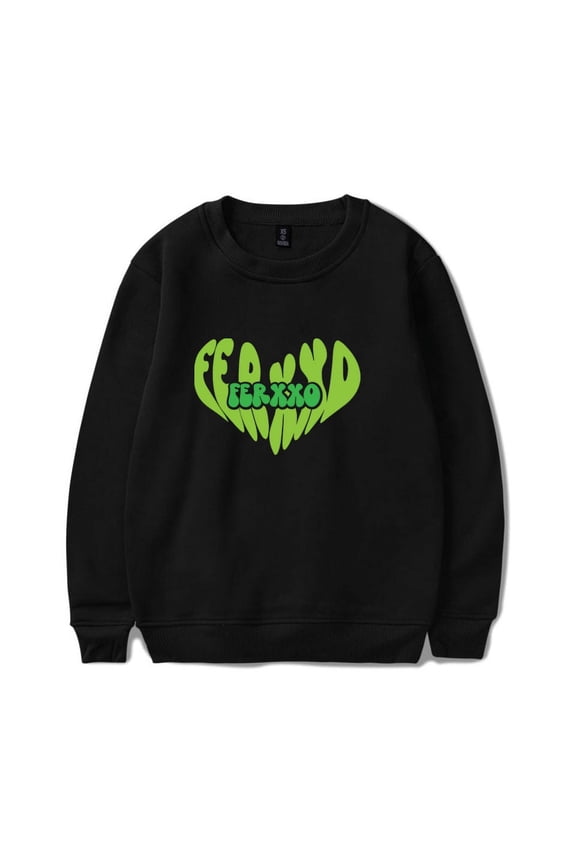 Feid Ferxxo Merch Long Sleeve Crewneck Sweatshirt For Men/Women Hoodies Rapper Casuals Streetwear Top