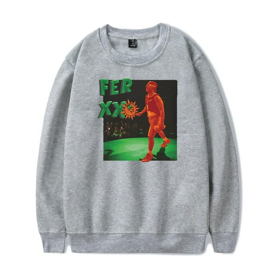 Feid Ferxxo Merch Long Sleeve Crewneck Sweatshirt For Men/Women Winter Rapper Casuals Streetwear
