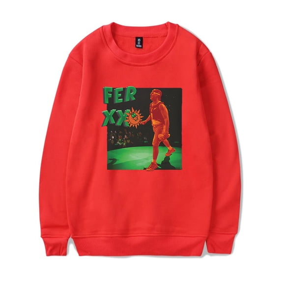Feid Ferxxo Merch Long Sleeve Crewneck Sweatshirt For Men/Women Winter Rapper Casuals Streetwear