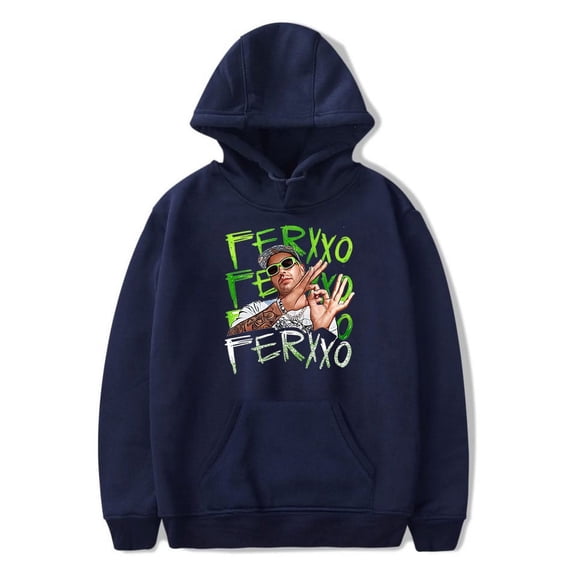 Feid Ferxxo Merch Long Sleeve Hoodies For Men/Women Y2k Winter Sweatshirt Streetwear Pullover Top