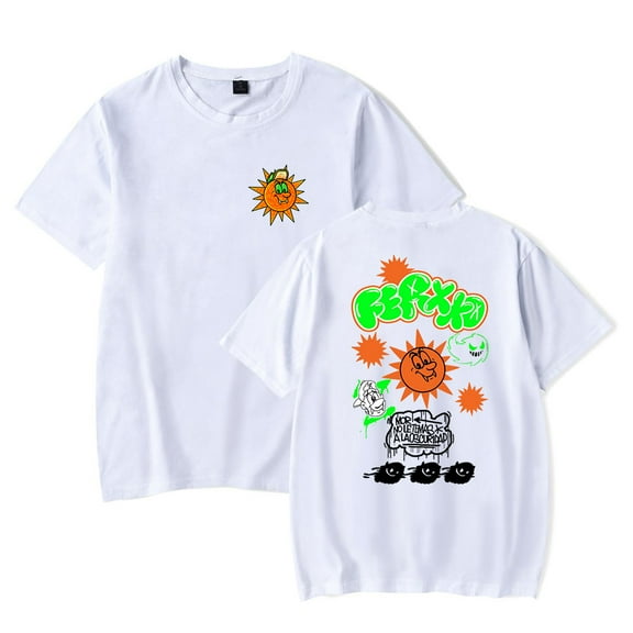 Feid Ferxxo T-Shirt Merch Rapper For Women/Men Unisex Summer O-neck Short Sleeve Tshirt Hip Hop Tee Streetwear Top