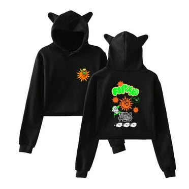 Feid Ferxxo calipsis Tour Merch Cat Ear Hoodie  HipHop Style  Long-Sleeved Top
