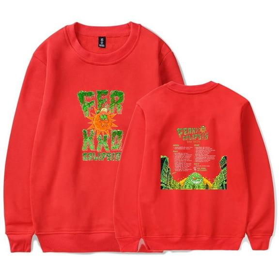 Feid FerxxoCalipsis Tour Crewneck Sweatshirt Women Men Long Sleeve Pullover Clothes