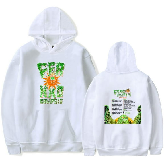 Feid FerxxoCalipsis Tour Hoodie Women Men Hooded Sweatshirt Casual Long Sleeve Pullover Clothes