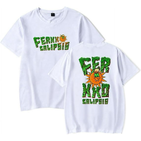 Feid Ferxxocalipsis T-Shirts Ferxxo World Tour Merch pop graphics print Crewneck Unisex Trend Casual Short Sleeve Top