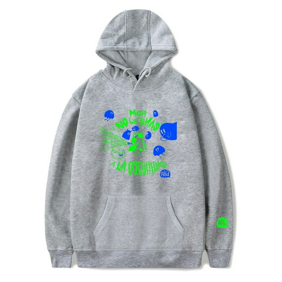 Feid Hoodies Mor No Le Temas a La Oscuridad Album Merch For Men/Women Sweatshirt Long Sleeve Hoodie Streetwear