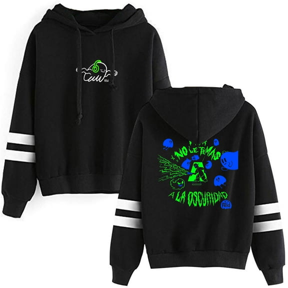 Feid Mor No Le Temas a la Oscuridad Hoodie Women Men Hooded Sweatshirt Casual Streetwear Clothes